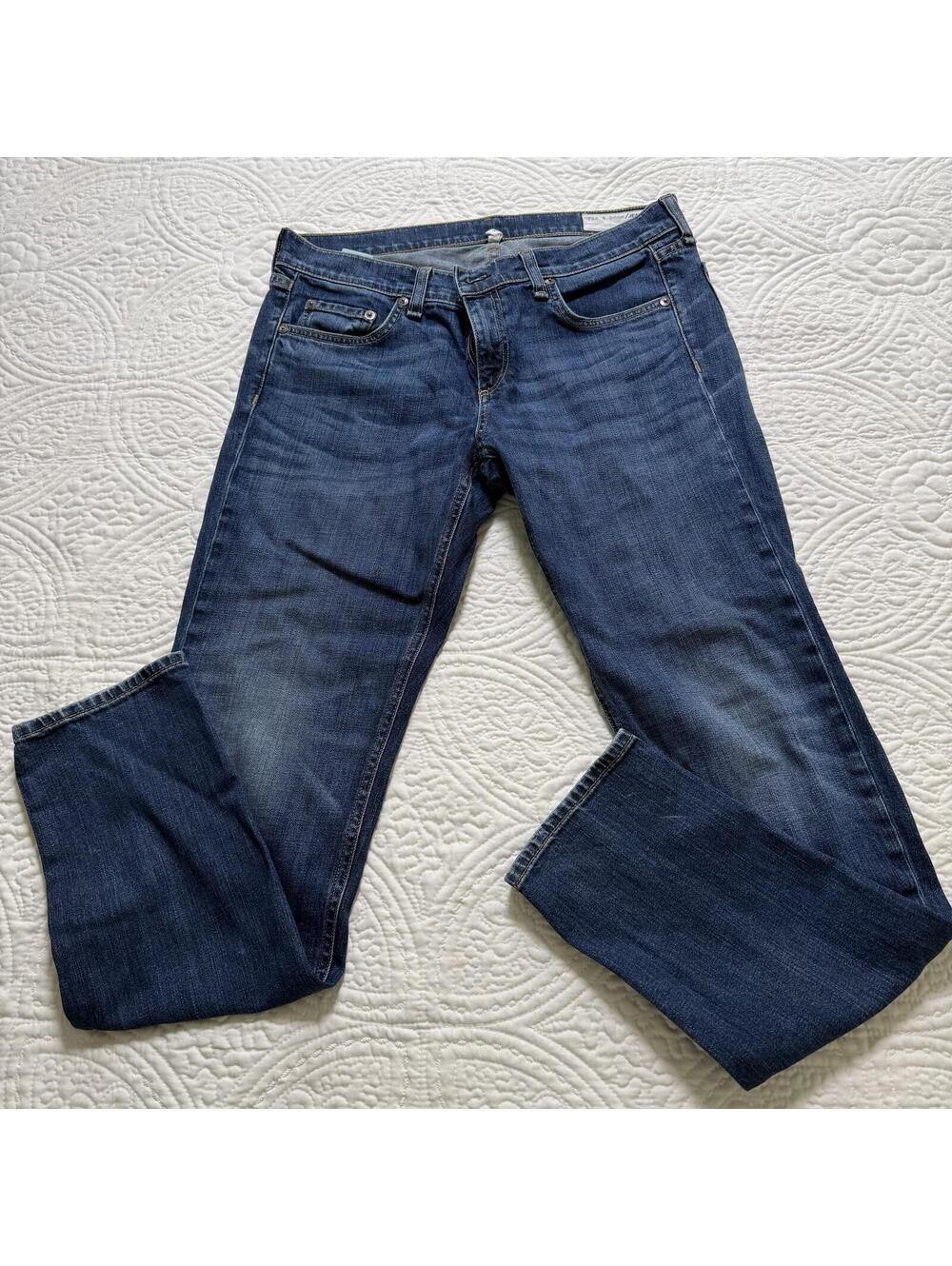 RAG & BONE Womens SZ 28 The‎ DRE Slim Boyfriend  Luxury Jeans Color: Mission
